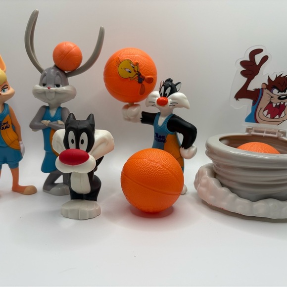 Warner Bros. Other - Space Jam Toy Lot – Lola Bunny, Bugs Bunny, Sylvester, Taz | 2021 McDonald’s Set